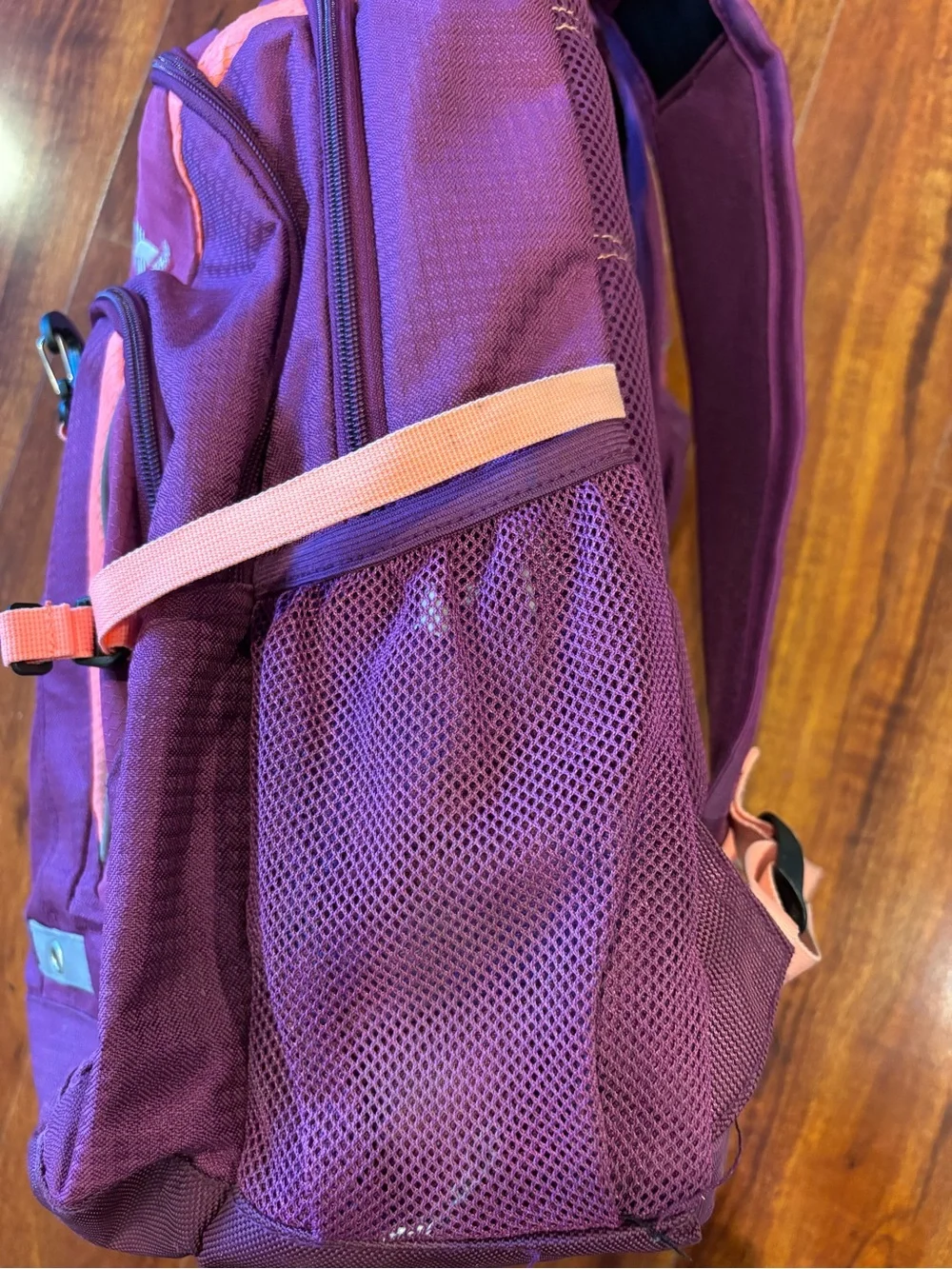 High Sierra Kids Backpack Purple with Pink Accents